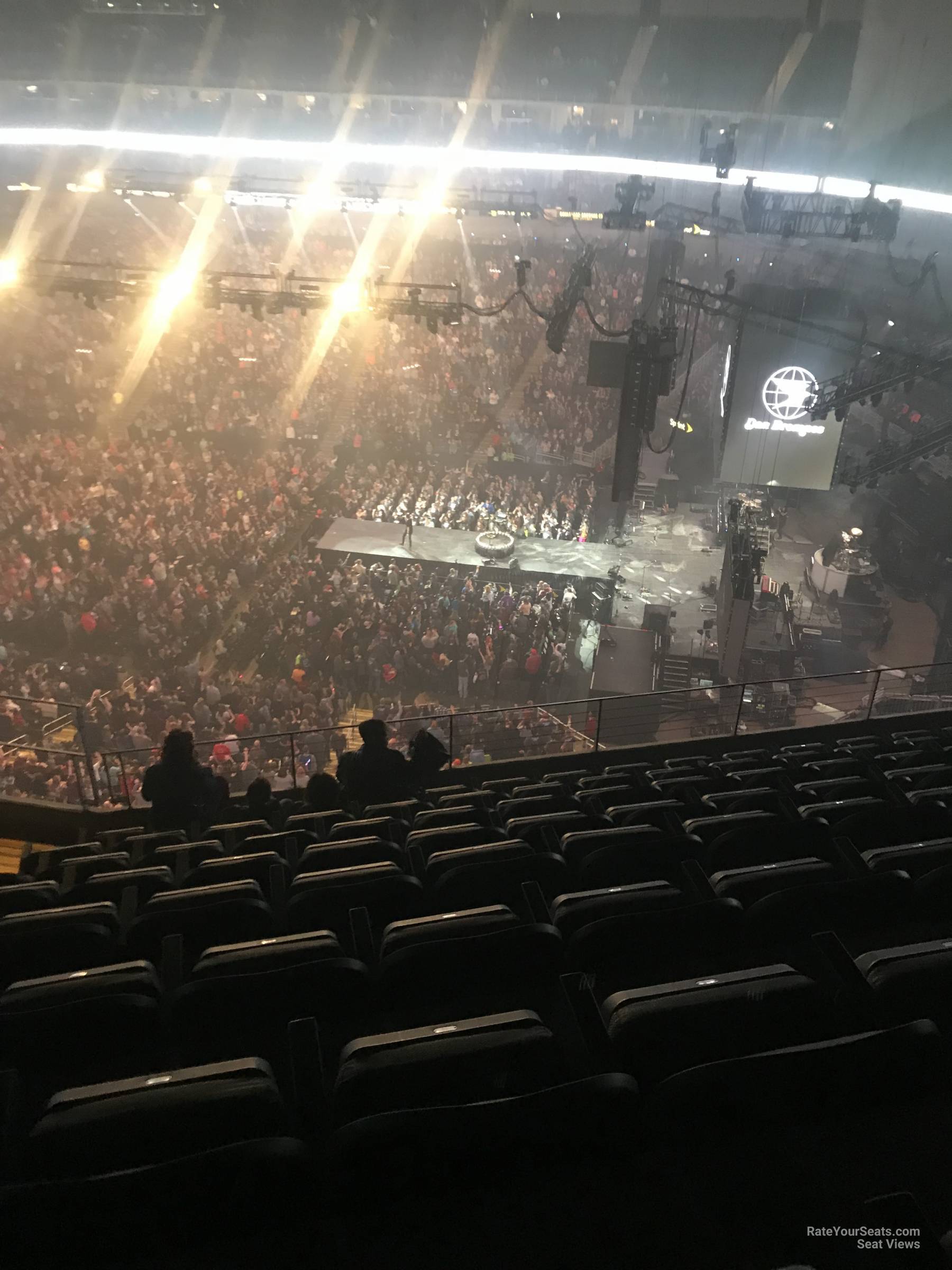 section 222, row 9 seat view  for concert - t-mobile center
